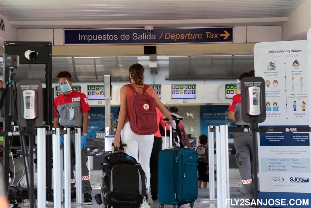 Bandara Juan Santamaria menerima 97% lebih sedikit wisatawan pada bulan Agustus dibandingkan tahun lalu